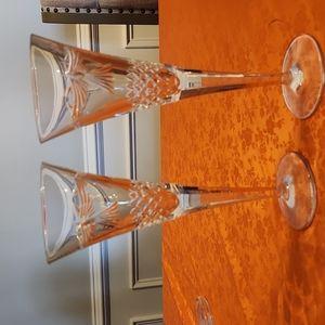 Waterford Crystal Millennium Collection Toasting Flutes, Birdsong